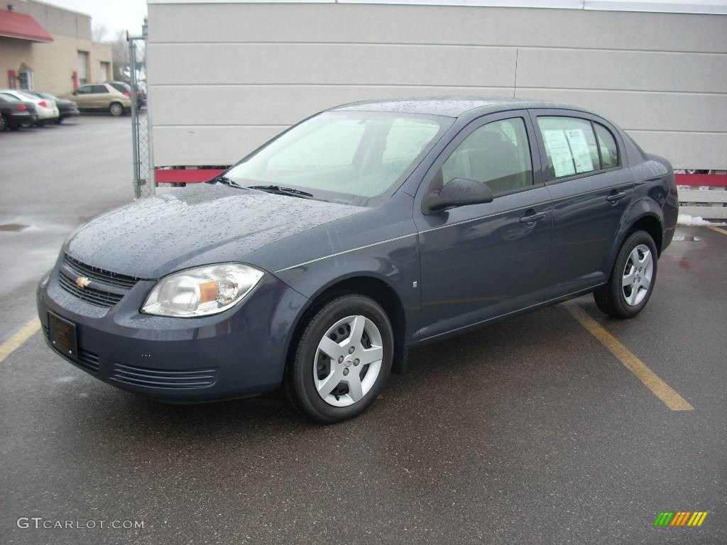 Slate Metallic 2008 Chevrolet Cobalt LS Sedan Exterior Photo #68995399