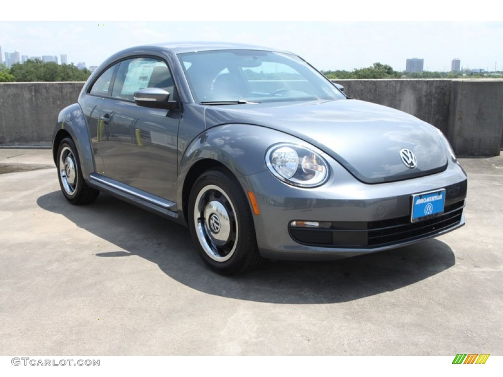 Platinum Gray Metallic Volkswagen Beetle