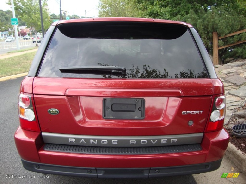 2006 Range Rover Sport HSE - Rimini Red Metallic / Ebony Black photo #9