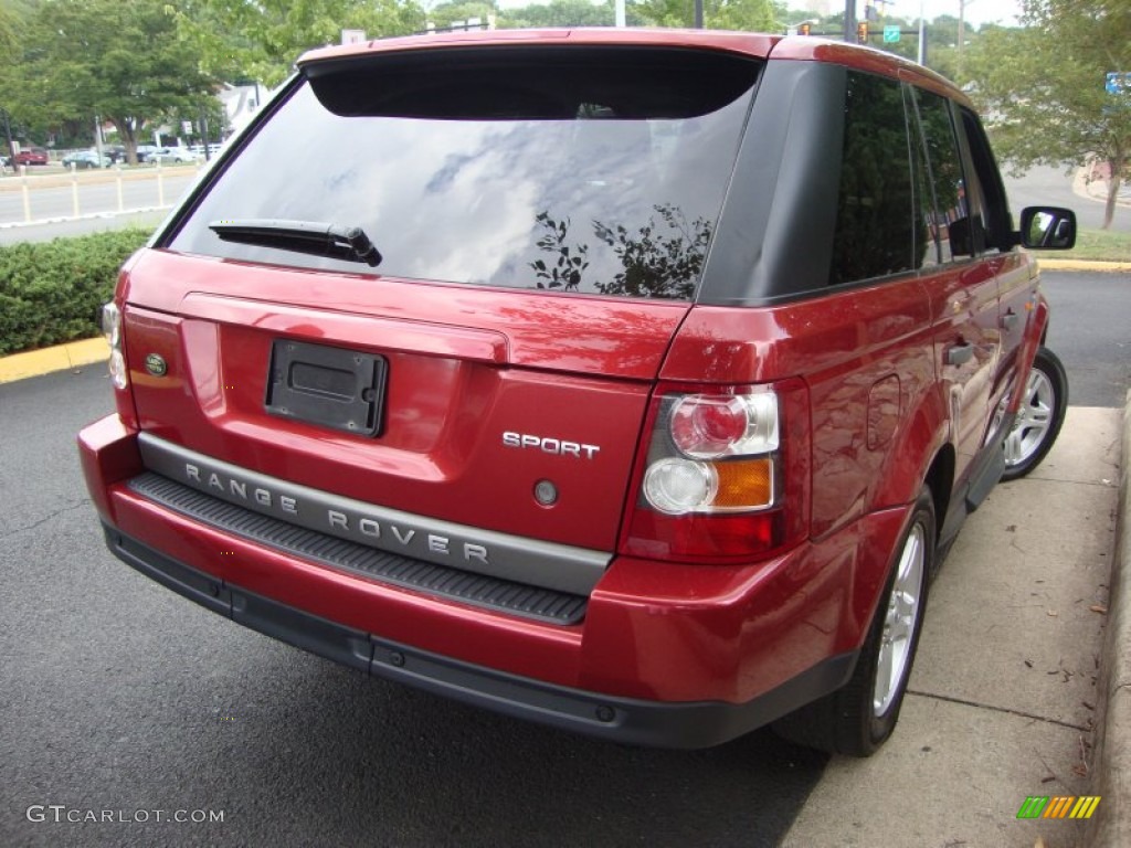 2006 Range Rover Sport HSE - Rimini Red Metallic / Ebony Black photo #12