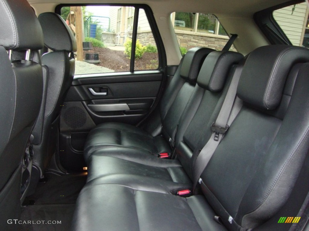 Ebony Black Interior 2006 Land Rover Range Rover Sport HSE Photo #68996542