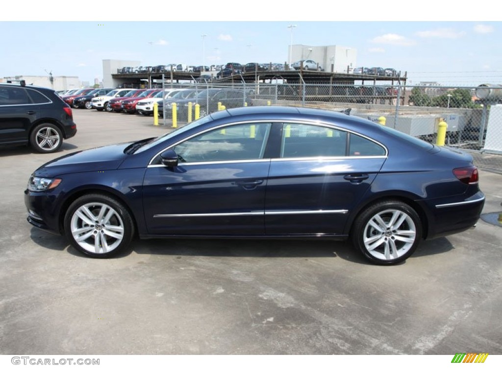 Night Blue Metallic 2013 Volkswagen CC Lux Exterior Photo #68997391