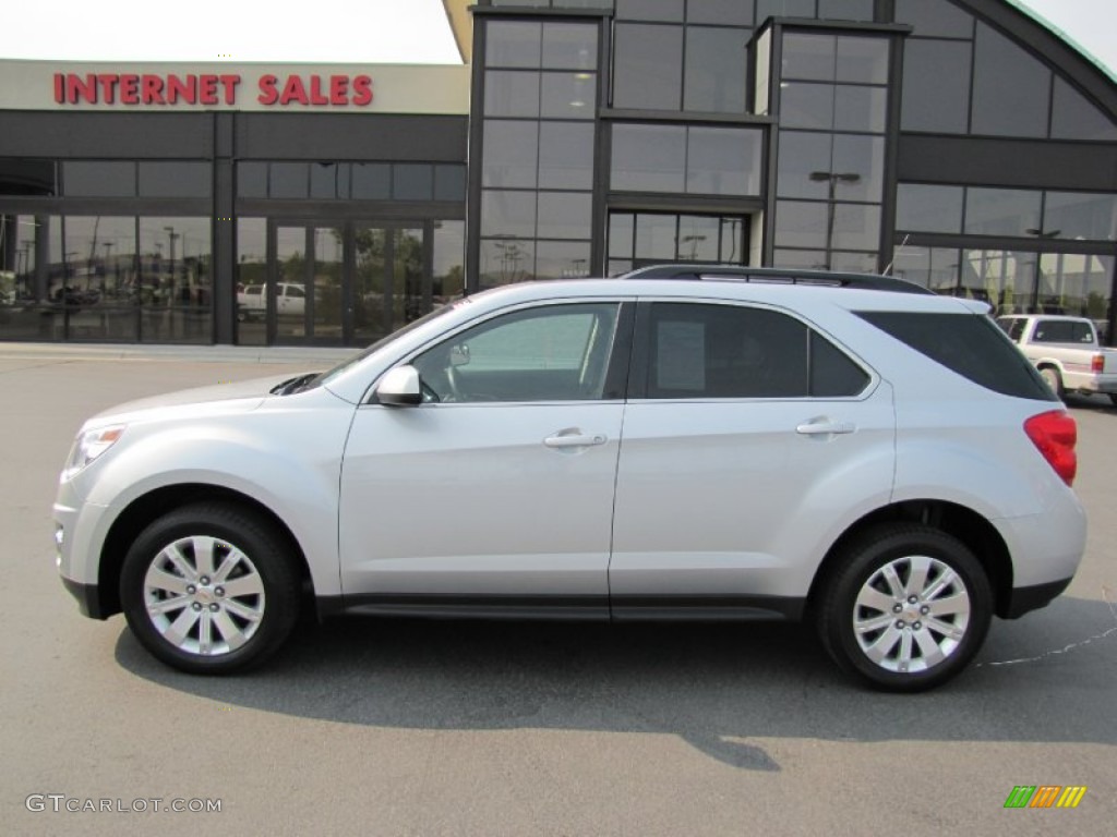 2011 Equinox LT AWD - Silver Ice Metallic / Light Titanium/Jet Black photo #4