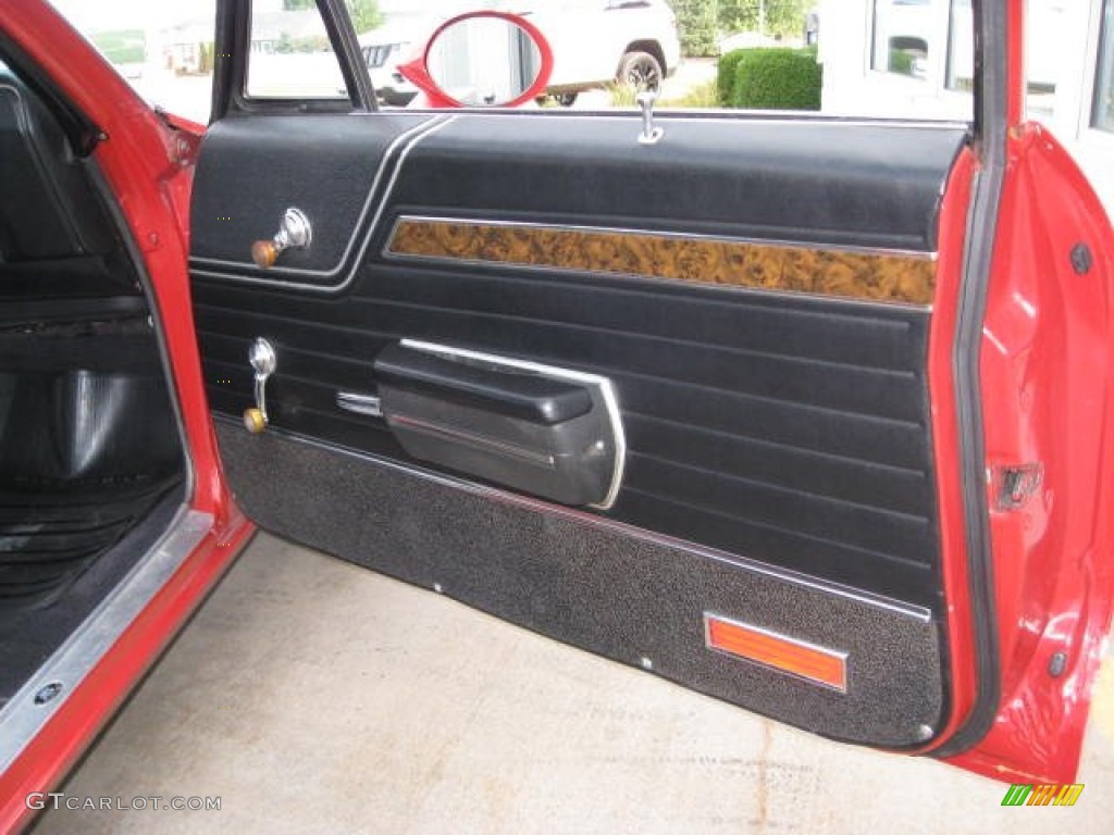 1970 Oldsmobile 442 W30 Black Door Panel Photo #68997592