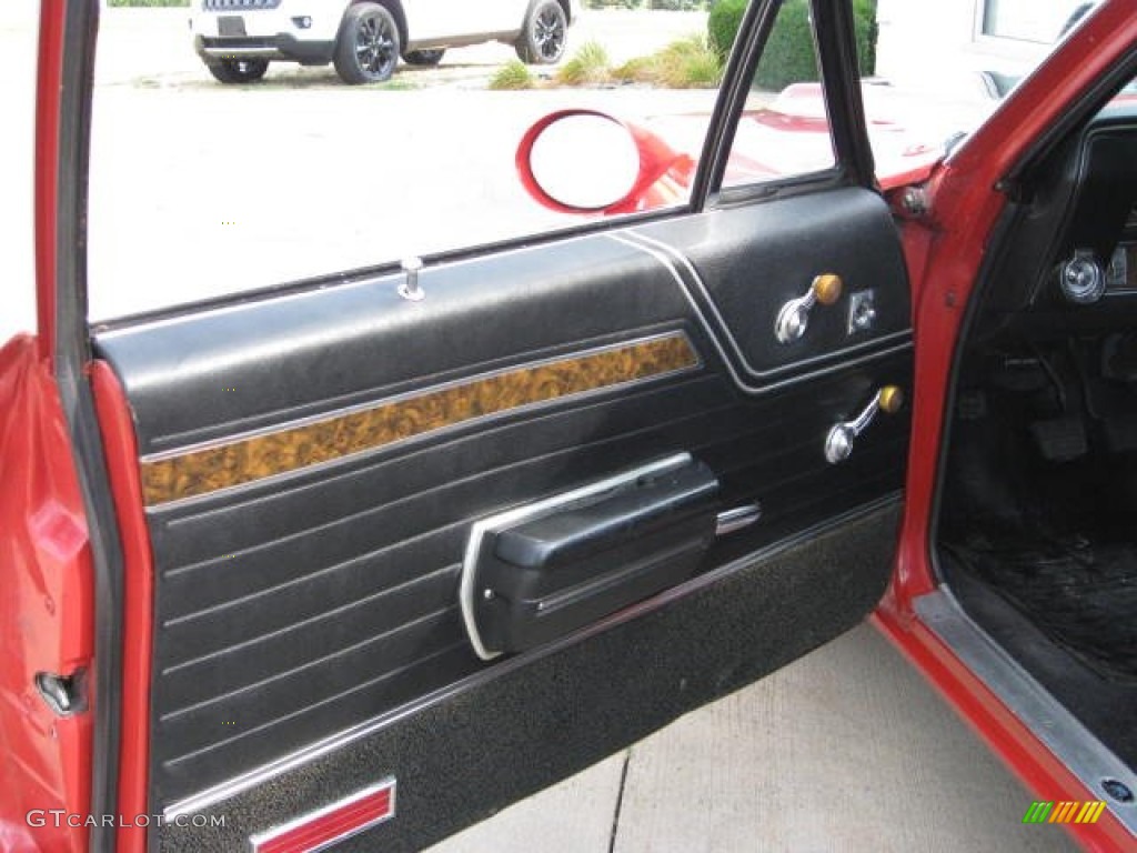 1970 Oldsmobile 442 W30 Black Door Panel Photo #68997937