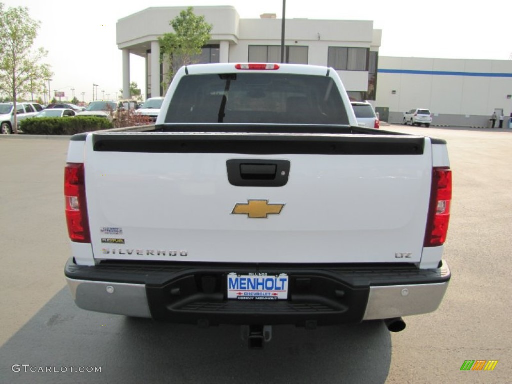 2009 Silverado 1500 LTZ Crew Cab 4x4 - Summit White / Ebony photo #6