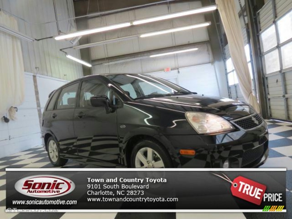2006 Aerio SX AWD Sport Wagon - Black Onyx / Black photo #1