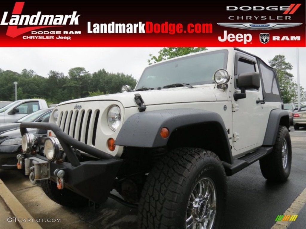 2007 Wrangler X 4x4 - Stone White / Dark Slate Gray/Medium Slate Gray photo #1