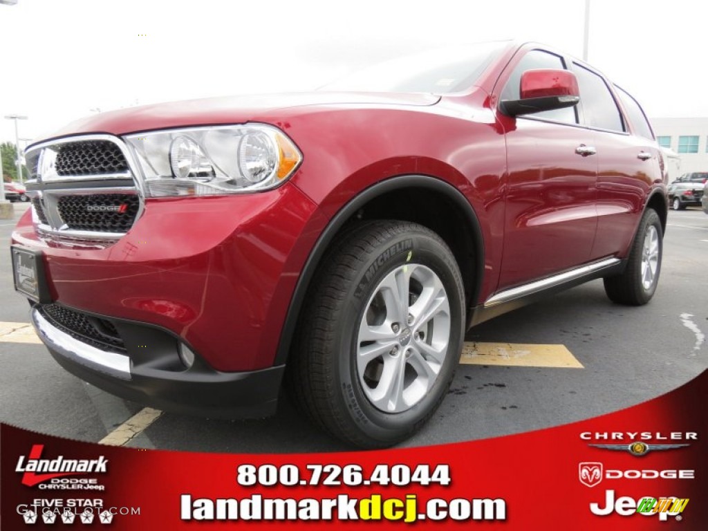 Deep Cherry Red Crystal Pearl Dodge Durango