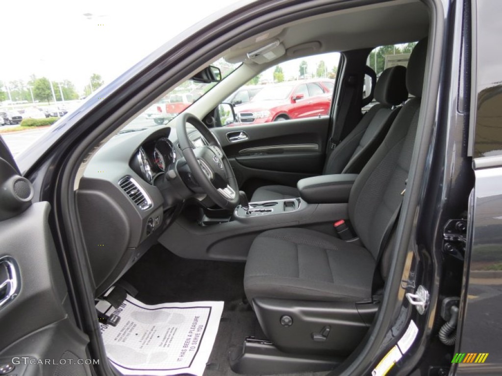Black Interior 2013 Dodge Durango SXT Photo #69001922