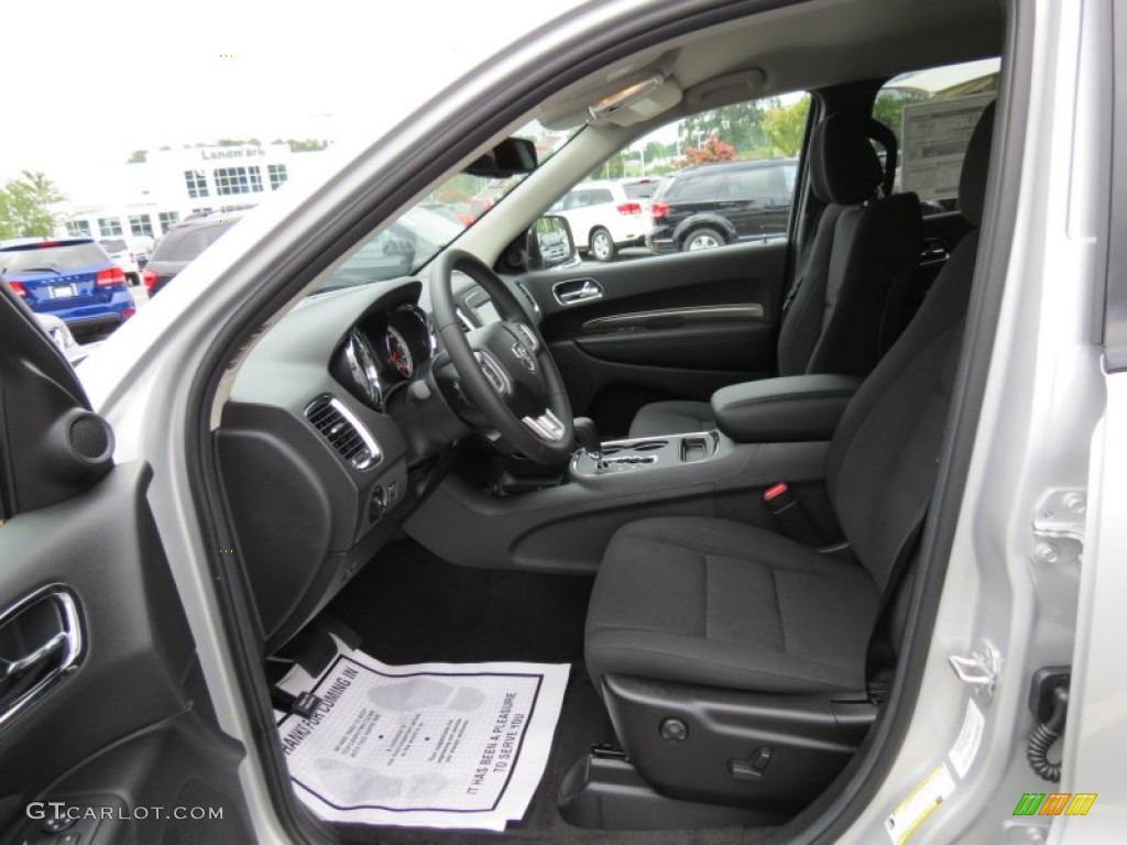 2013 Durango SXT - Bright Silver Metallic / Black photo #6