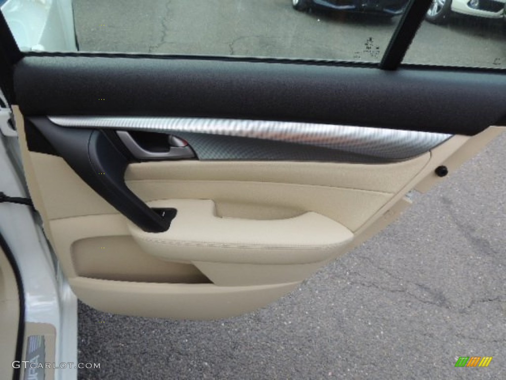 2010 Acura TL 3.5 Parchment Door Panel Photo #69002134