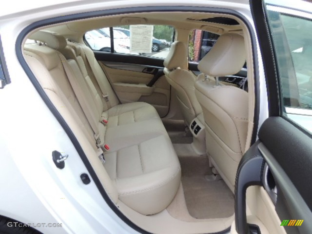 Parchment Interior 2010 Acura TL 3.5 Photo #69002143