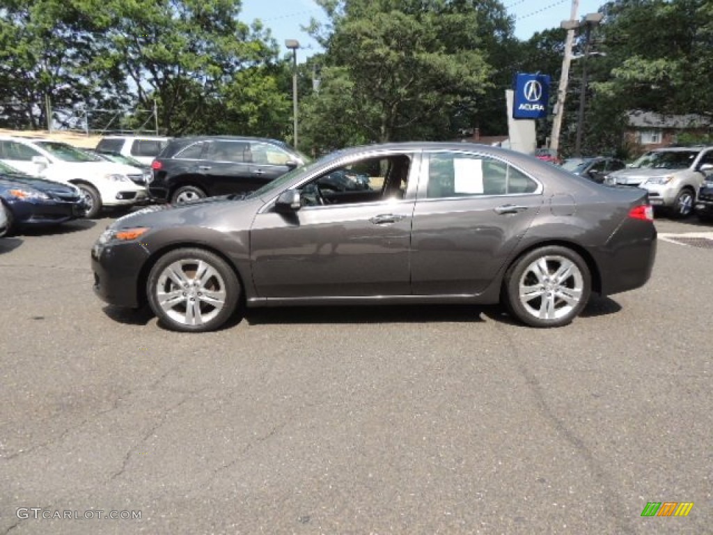 2010 TSX V6 Sedan - Grigio Metallic / Ebony photo #4