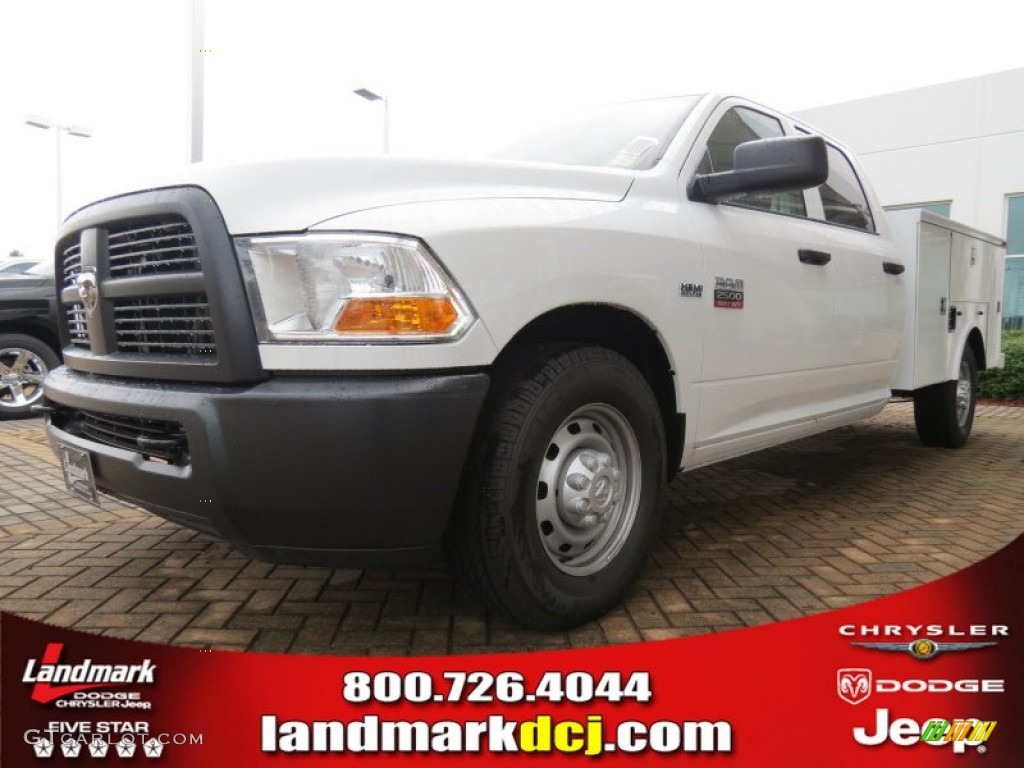 2012 Ram 2500 HD ST Crew Cab Utility Truck - Bright White / Dark Slate/Medium Graystone photo #1