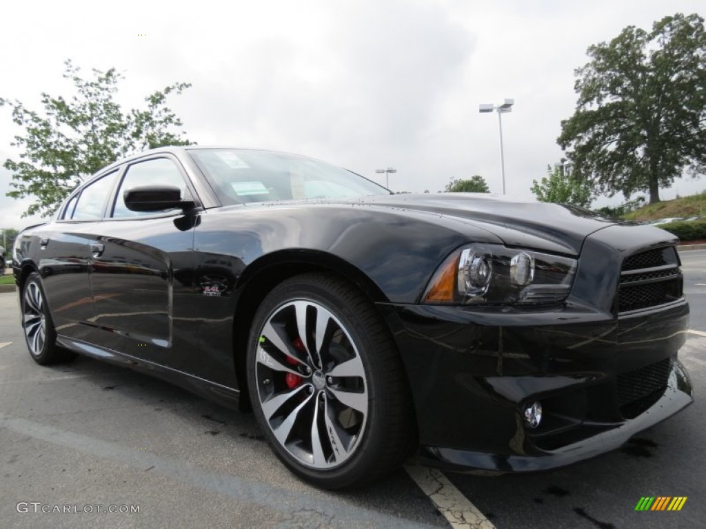 Pitch Black 2012 Dodge Charger SRT8 Exterior Photo #69003520