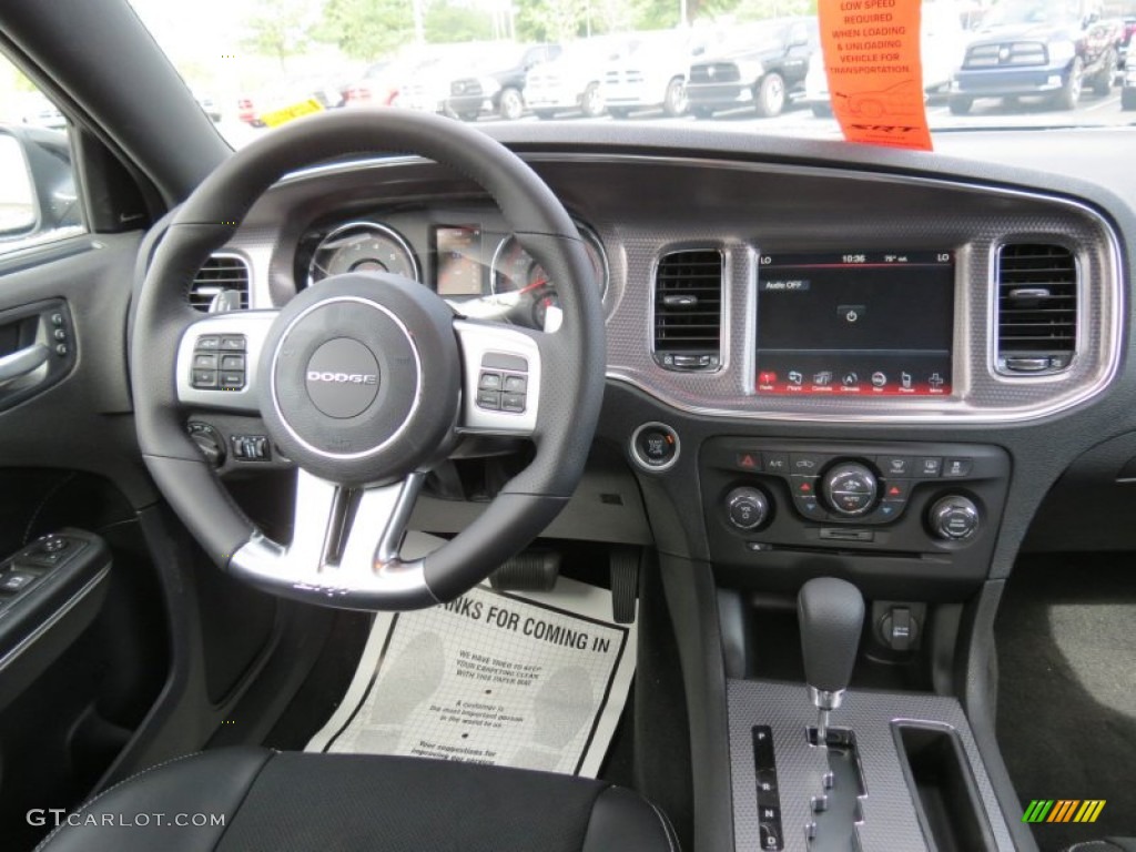 2012 Dodge Charger SRT8 Black Dashboard Photo #69003592