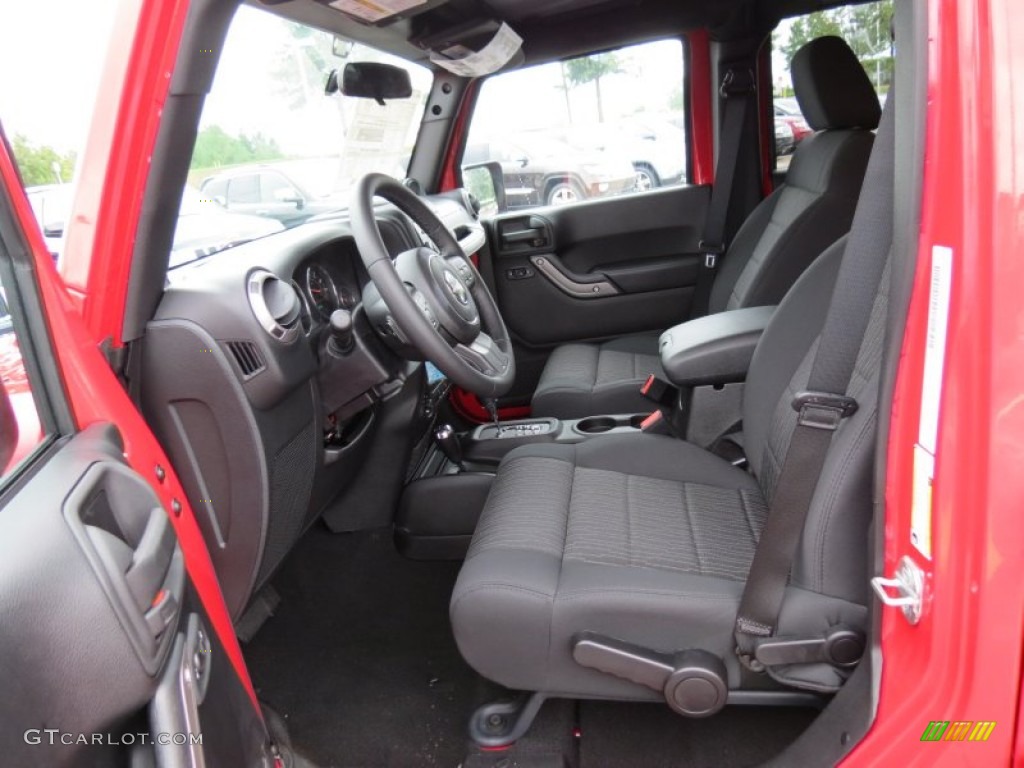 2012 Wrangler Unlimited Sport 4x4 - Flame Red / Black photo #7