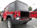 2012 Flame Red Jeep Wrangler Unlimited Sport 4x4  photo #9