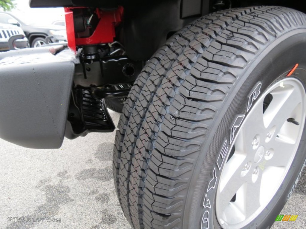 2012 Wrangler Unlimited Sport 4x4 - Flame Red / Black photo #13