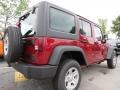 Deep Cherry Red Crystal Pearl - Wrangler Unlimited Sport 4x4 Photo No. 3