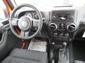 Black 2012 Jeep Wrangler Unlimited Sport 4x4 Dashboard