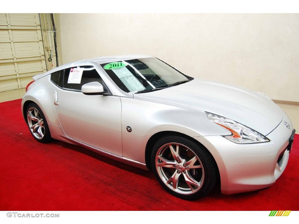 2011 370Z Touring Coupe - Brilliant Silver / Black photo #1