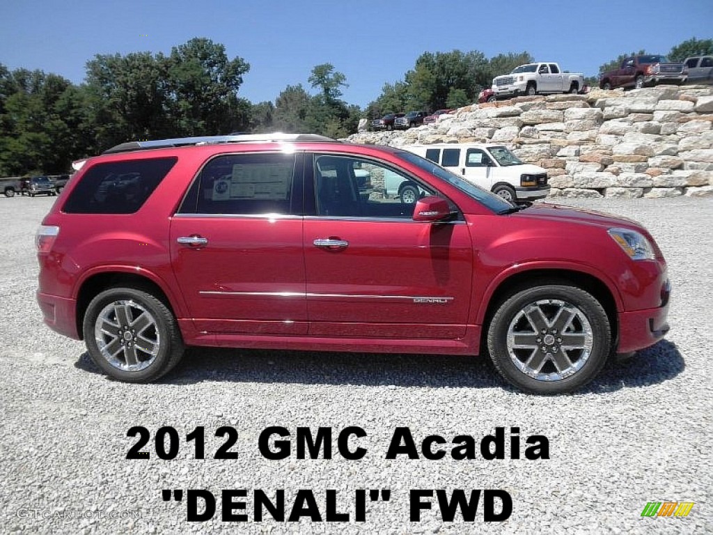 Crystal Red Tintcoat GMC Acadia