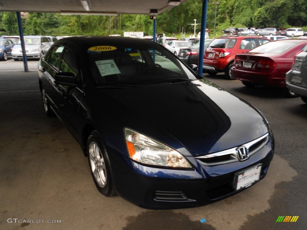 2006 Accord EX-L Sedan - Sapphire Blue Pearl / Gray photo #1