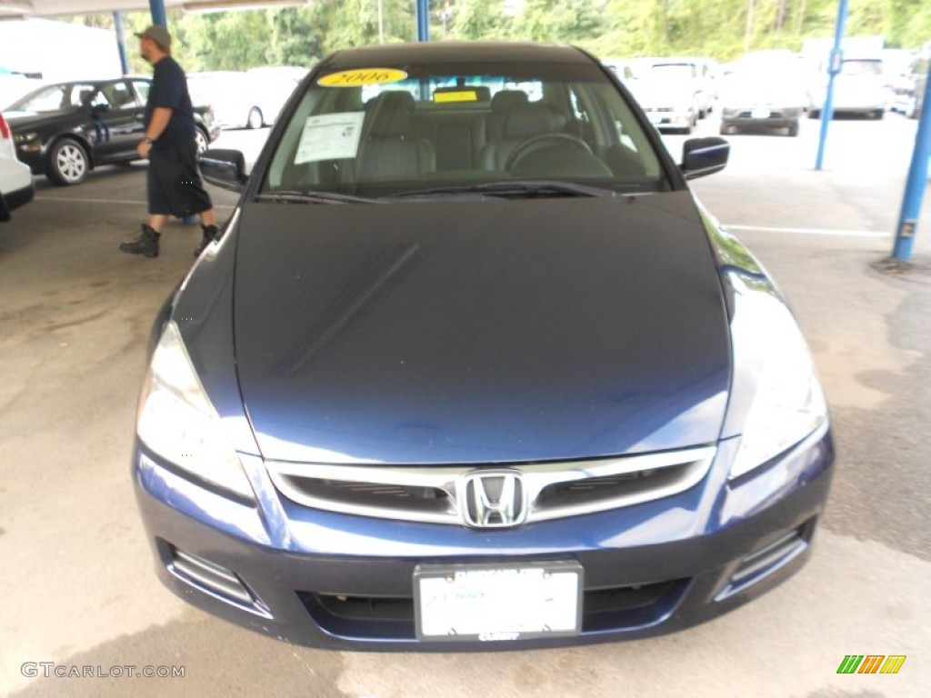 2006 Accord EX-L Sedan - Sapphire Blue Pearl / Gray photo #3