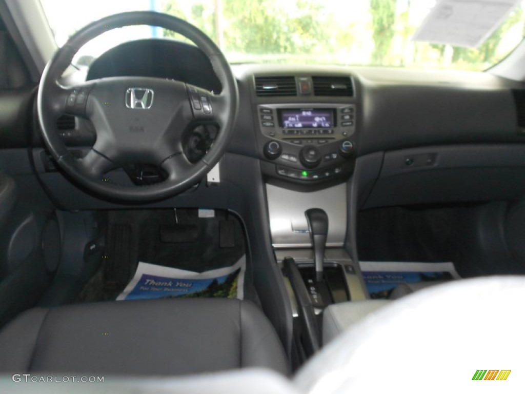 2006 Accord EX-L Sedan - Sapphire Blue Pearl / Gray photo #5