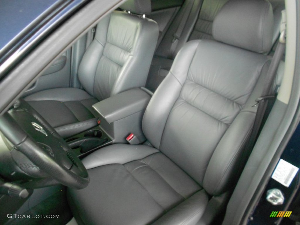 2006 Accord EX-L Sedan - Sapphire Blue Pearl / Gray photo #6