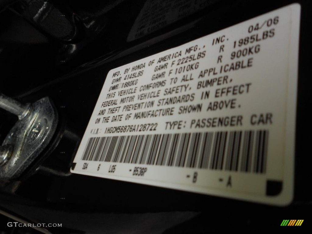 2006 Accord EX-L Sedan - Sapphire Blue Pearl / Gray photo #17
