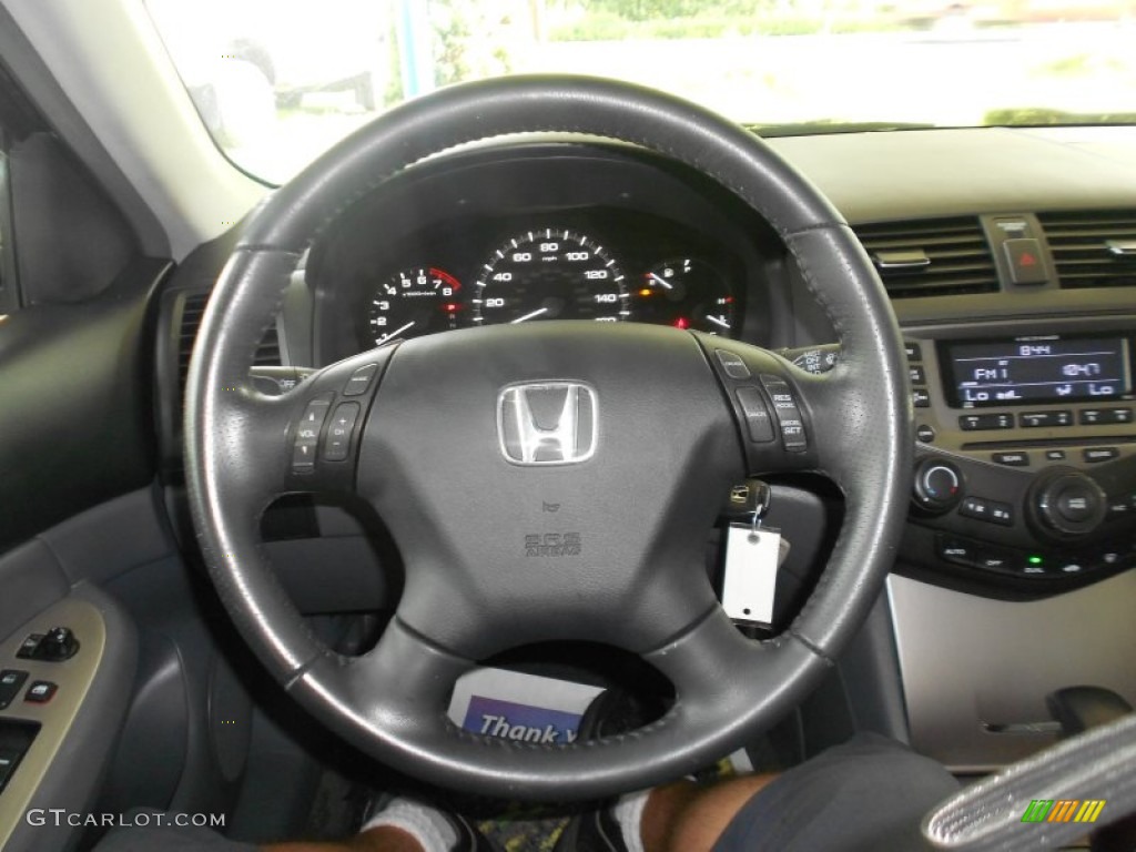 2006 Accord EX-L Sedan - Sapphire Blue Pearl / Gray photo #18
