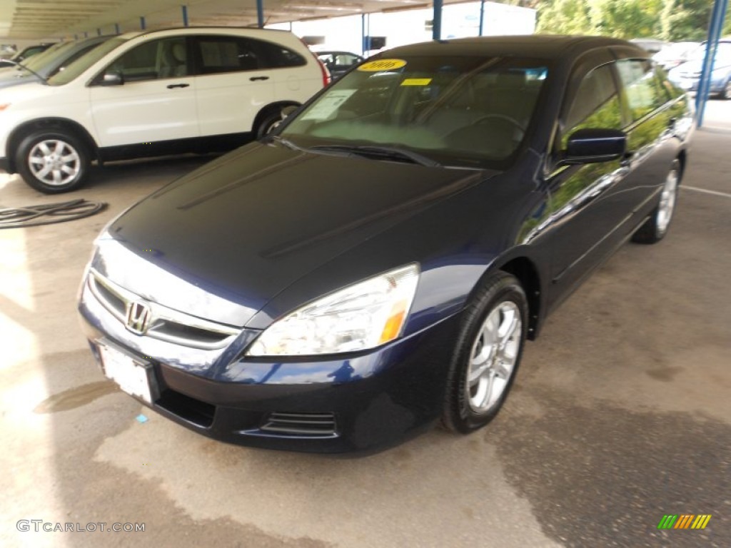 2006 Accord EX-L Sedan - Sapphire Blue Pearl / Gray photo #28