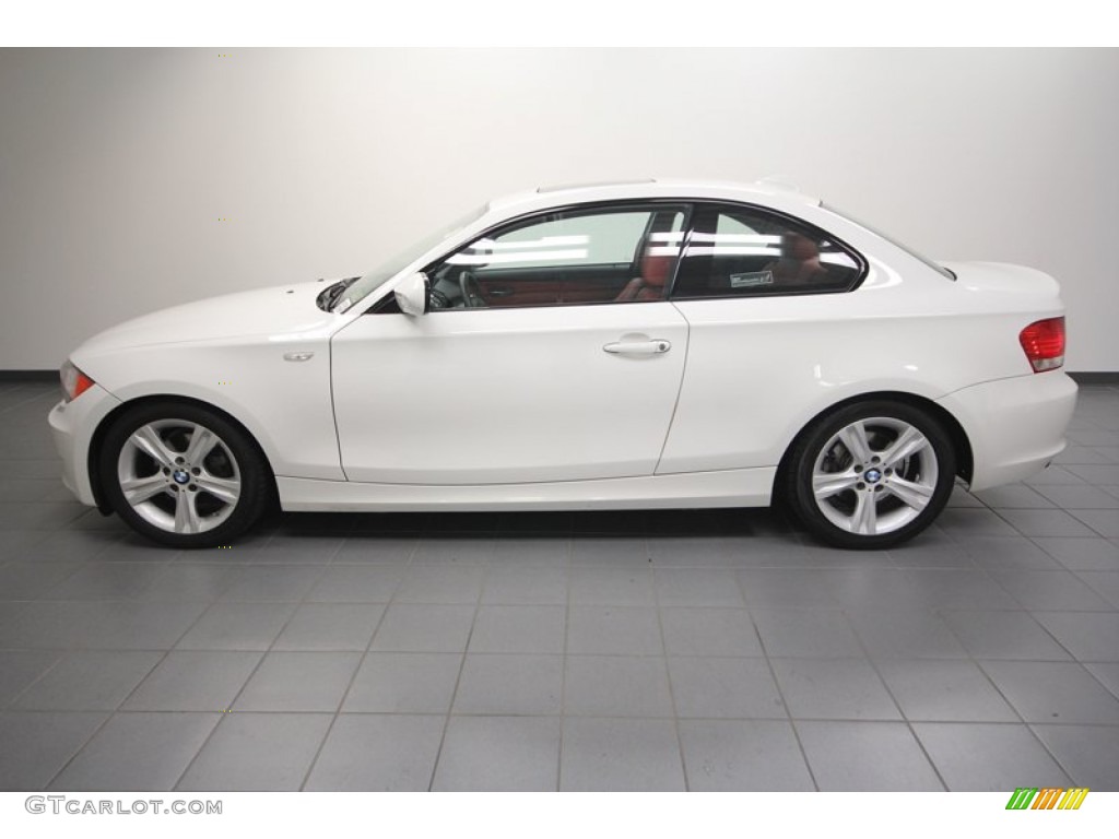 Alpine White 2010 BMW 1 Series 128i Coupe Exterior Photo #69007792