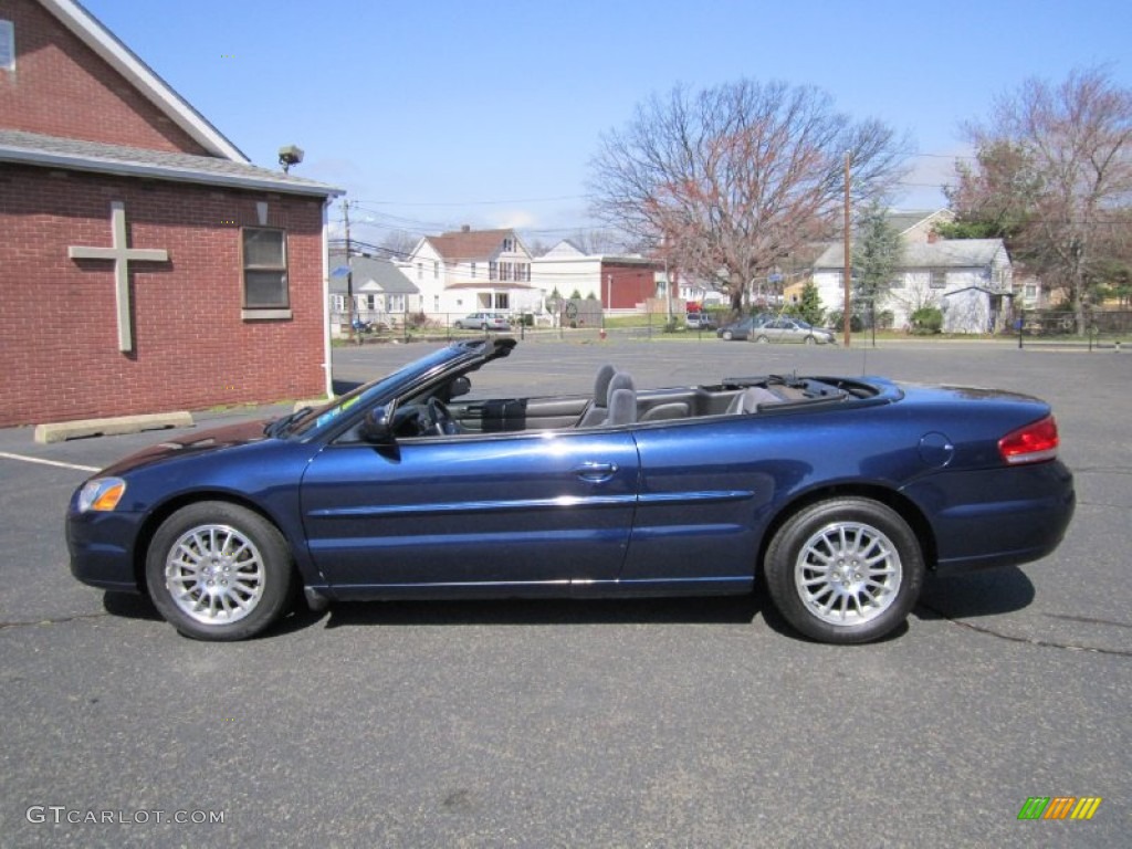 Midnight Blue Pearl 2006 Chrysler Sebring Convertible Exterior Photo #69008161