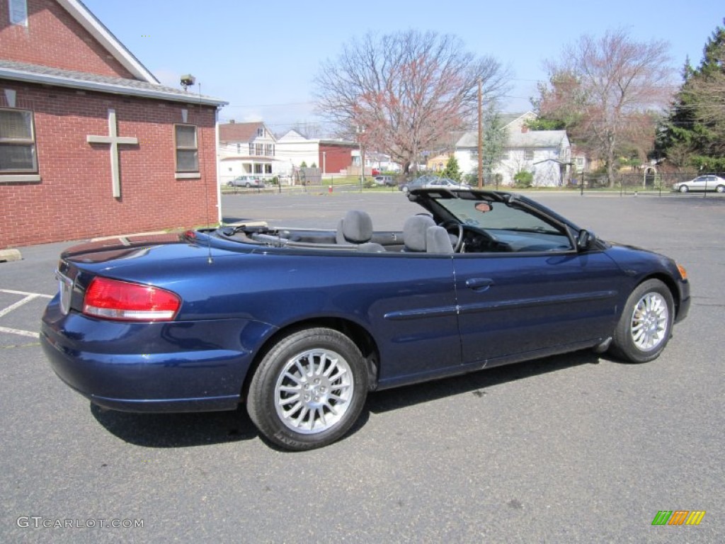 Midnight Blue Pearl 2006 Chrysler Sebring Convertible Exterior Photo #69008209