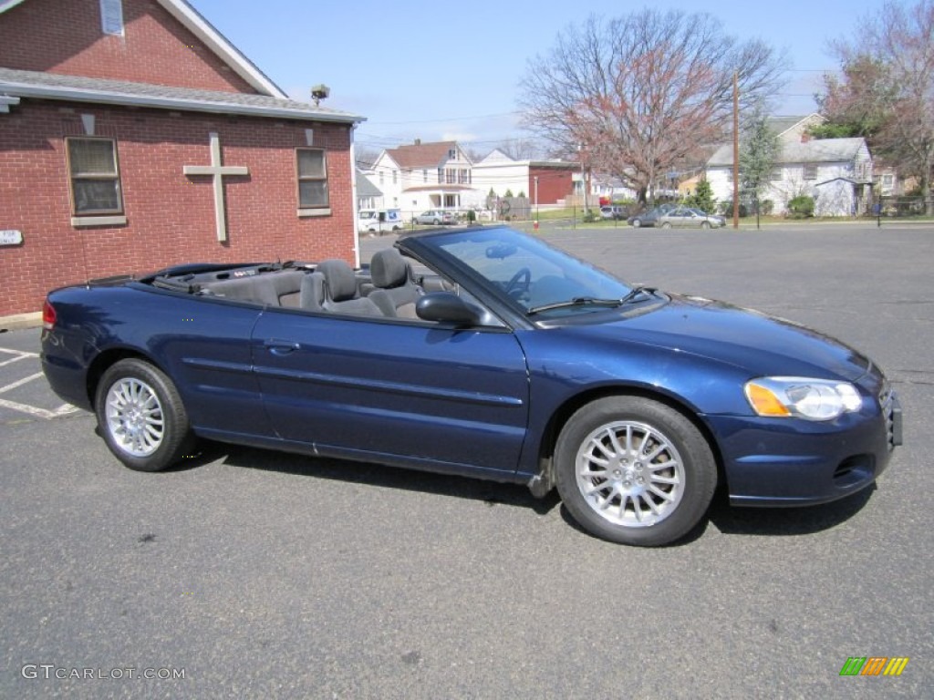 Midnight Blue Pearl 2006 Chrysler Sebring Convertible Exterior Photo #69008230