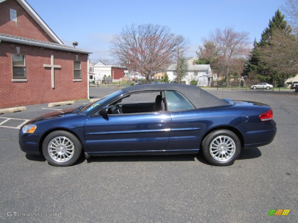 Midnight Blue Pearl 2006 Chrysler Sebring Convertible Exterior Photo #69008269