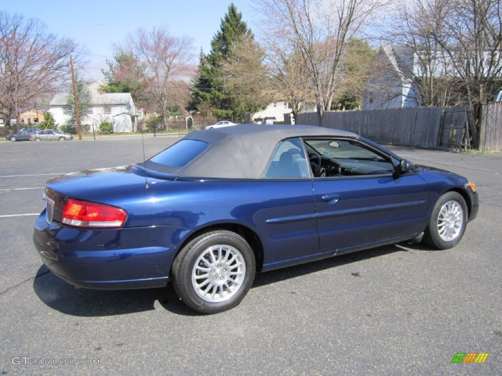 Midnight Blue Pearl 2006 Chrysler Sebring Convertible Exterior Photo #69008320