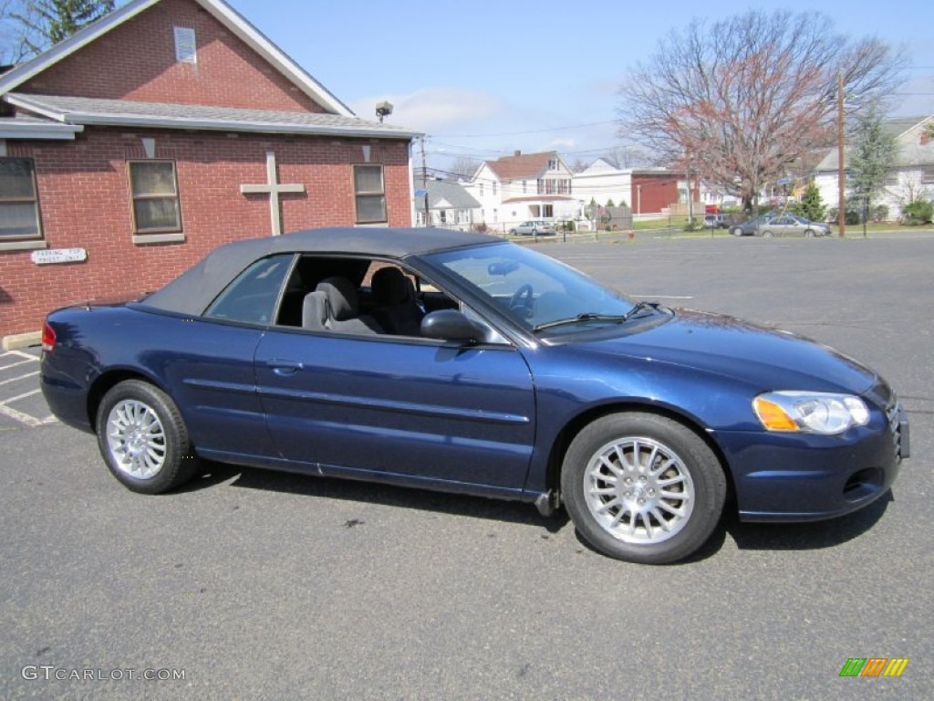 Midnight Blue Pearl 2006 Chrysler Sebring Convertible Exterior Photo #69008338