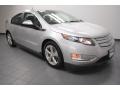 Silver Ice Metallic 2012 Chevrolet Volt Hatchback Exterior