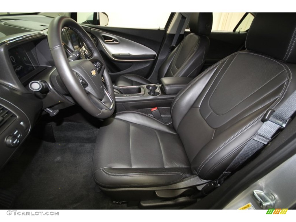 Jet Black/Dark Accents Interior 2012 Chevrolet Volt Hatchback Photo #69008460