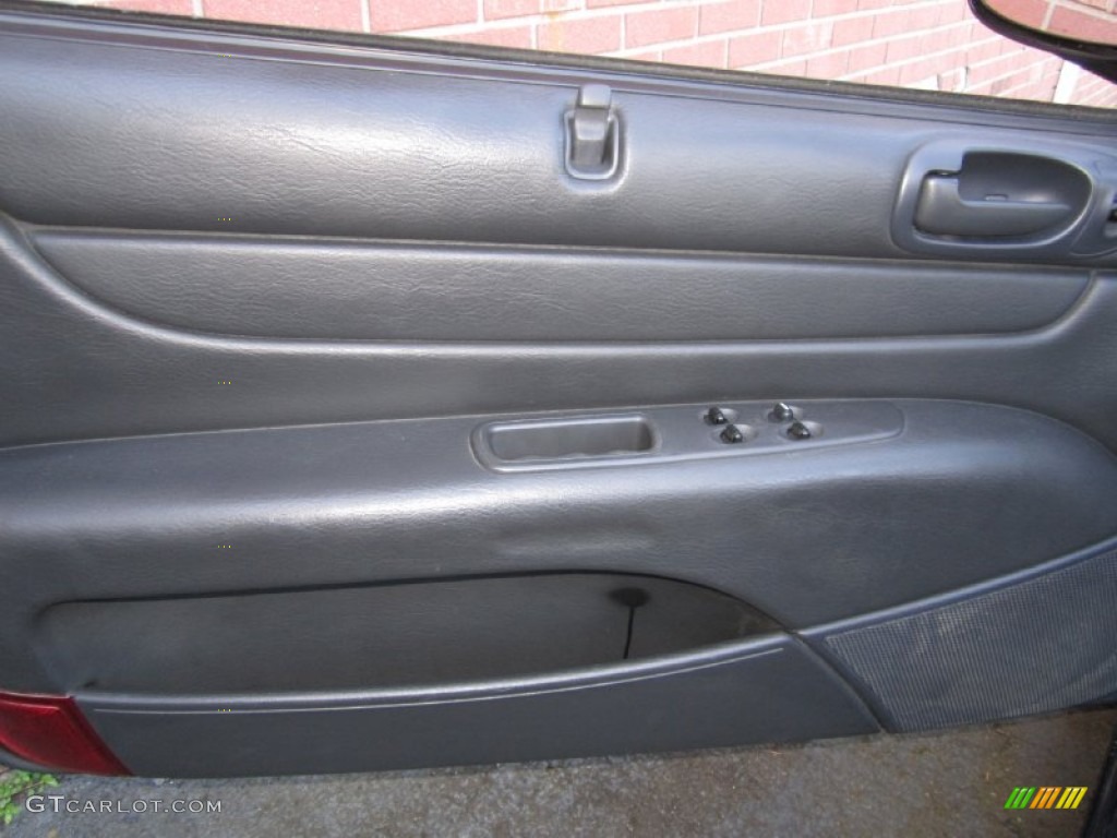 2006 Chrysler Sebring Convertible Dark Slate Gray Door Panel Photo #69008473