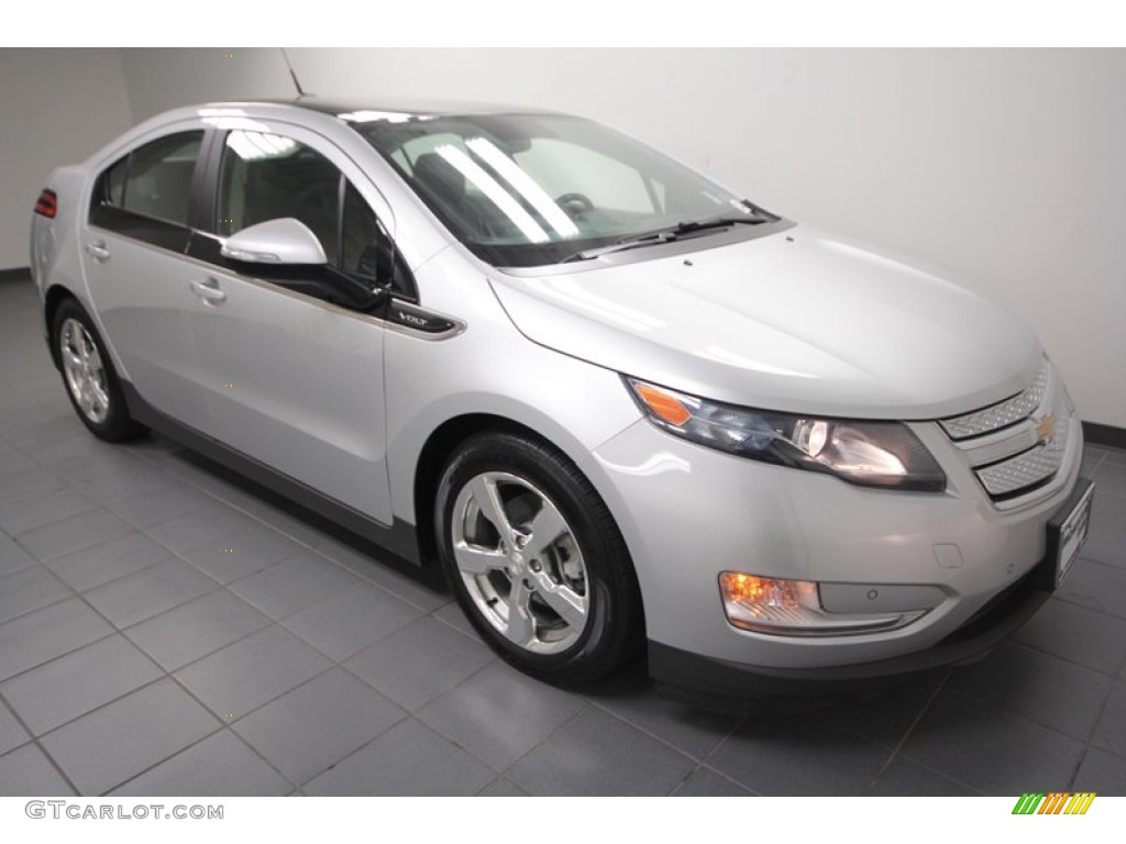 Silver Ice Metallic 2012 Chevrolet Volt Hatchback Exterior Photo #69008506