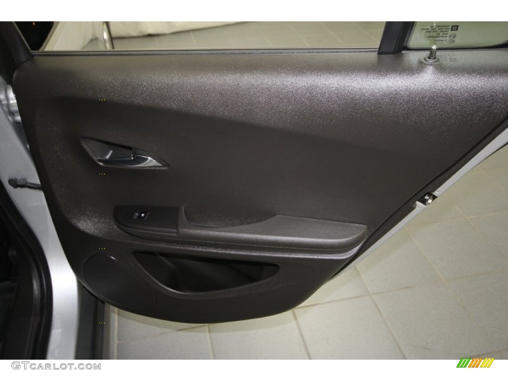 2012 Chevrolet Volt Hatchback Jet Black/Dark Accents Door Panel Photo #69008779