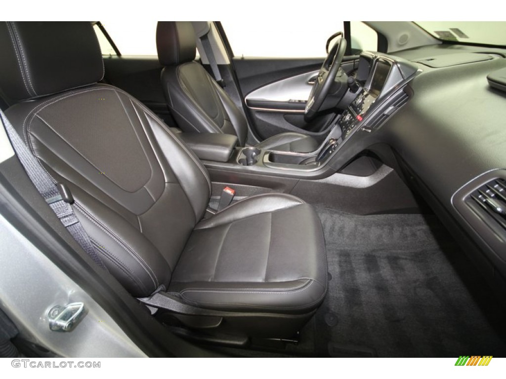 Jet Black/Dark Accents Interior 2012 Chevrolet Volt Hatchback Photo #69008824