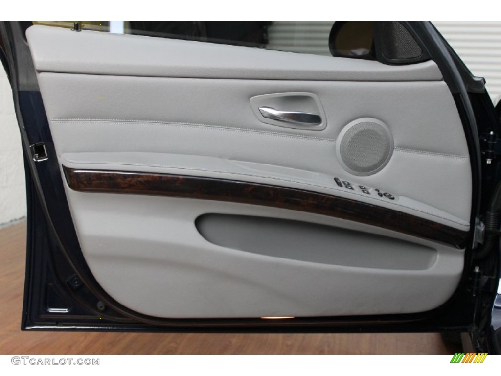 2007 BMW 3 Series 335i Sedan Grey Door Panel Photo #69009205