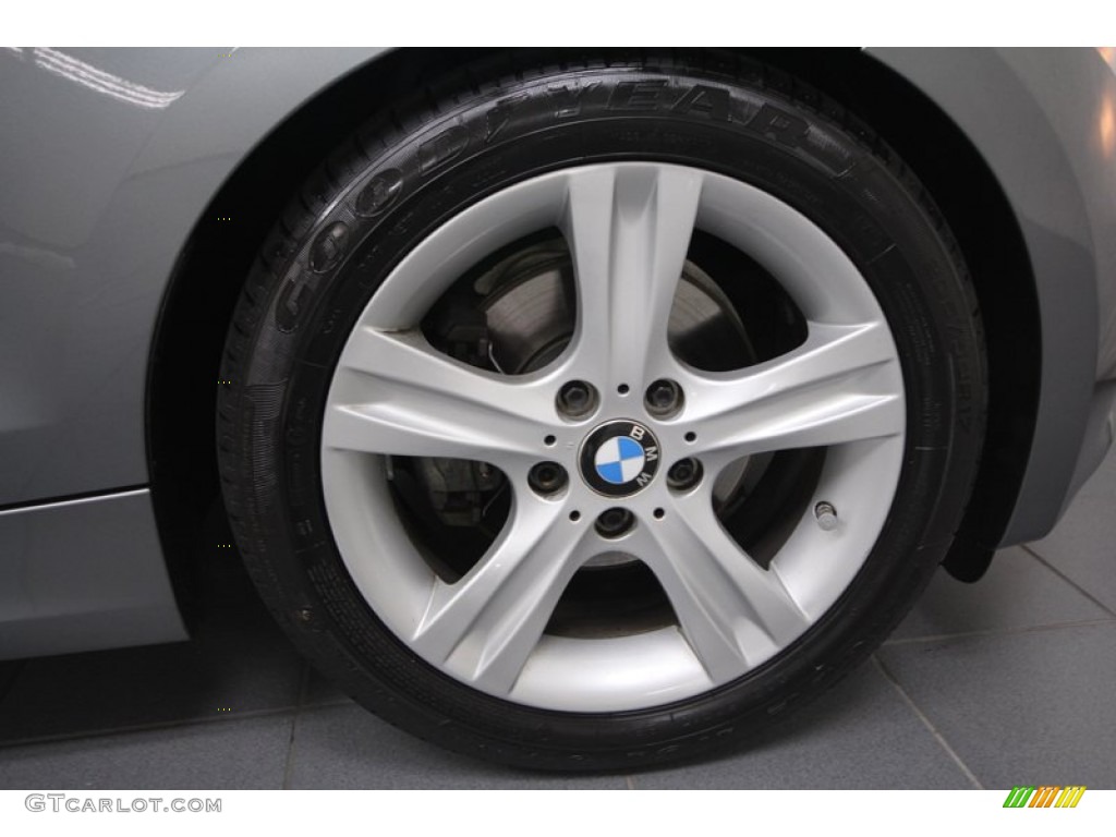 2009 1 Series 128i Coupe - Space Grey Metallic / Black photo #9